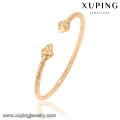 51510 Xuping new design wholesale gold plated indian bangles without stone